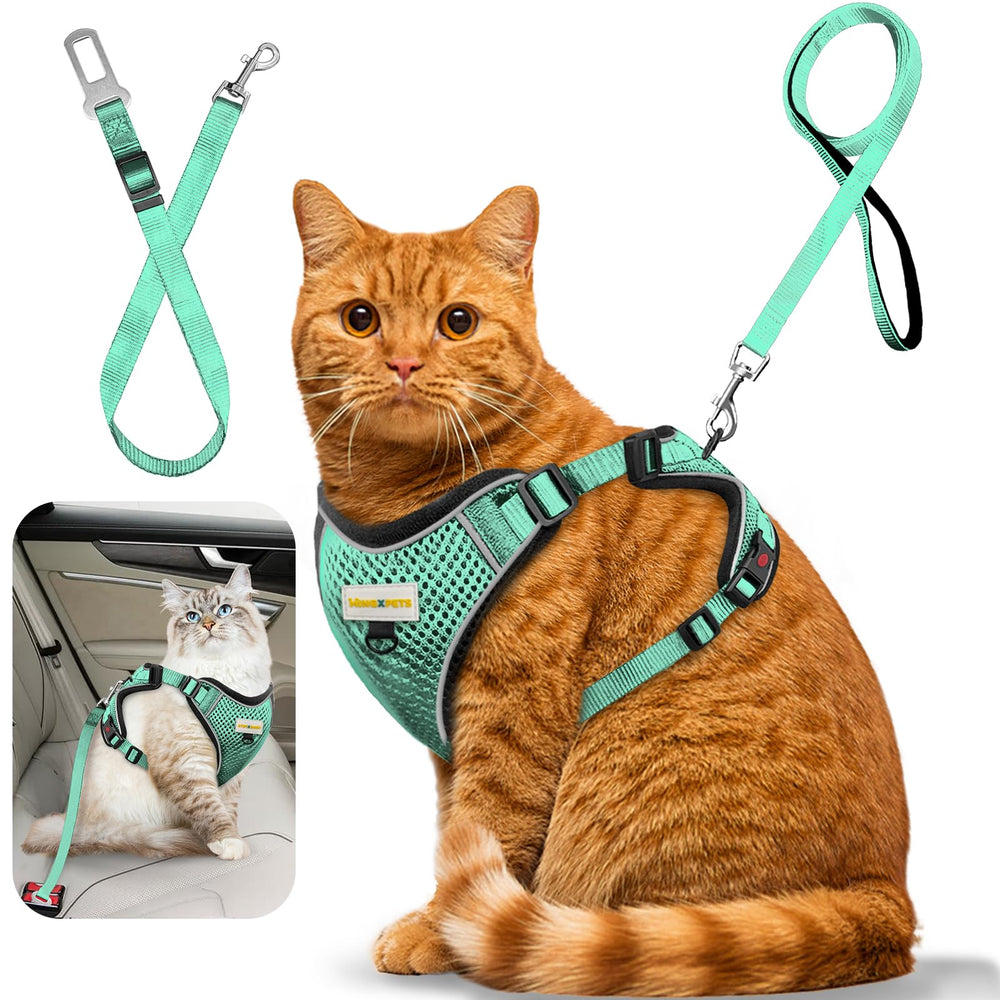 MingXpets arnés para gato a prueba de salidas, ideal para paseos seguros.