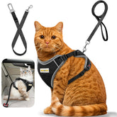 MingXpets arnés para gato con diseño anti-escape, ideal para paseos seguros.