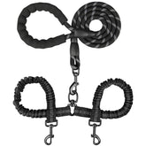MingXpets doble correa para dos perros con giro de 360° para paseos fluidos.