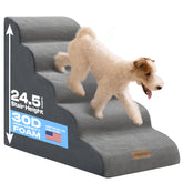 Miorun Escaleras para perros: escalera para cama alta de 26 pulgadas que facilita subir sin saltar.