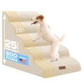 Escaleras Miorun para perros con ancho extra y funda lavable para comodidad al subir