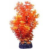 Mipukbay plantas de acuario naranja realistas para decoración duradera.