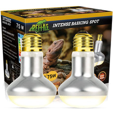 MISDOOD lámparas-calor-reptiles-75w-pack-2 para calor estable en terrario.