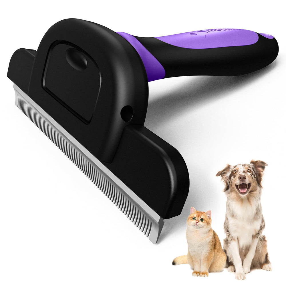 MIU COLOR brocha para retirar pelo suelto en perros y gatos.