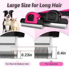 MIU COLOR cabezal desmontable facilita limpieza y mantenimiento del cepillo para mascotas.