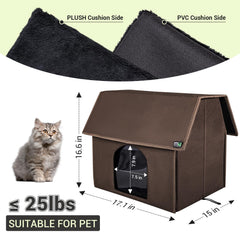 MIU COLOR cama para gatos acolchada para mayor confort.