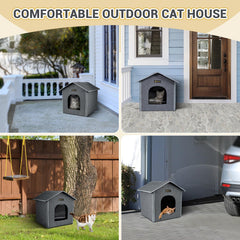 MIU COLOR casa-gato-exterior-ensamblaje-facil, instalación rápida sin herramientas.