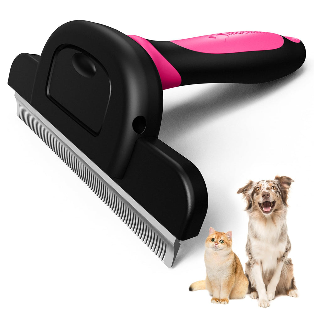 MIU COLOR cepillo deslanado para pelaje largo, reduce pelo suelto en perros y gatos.