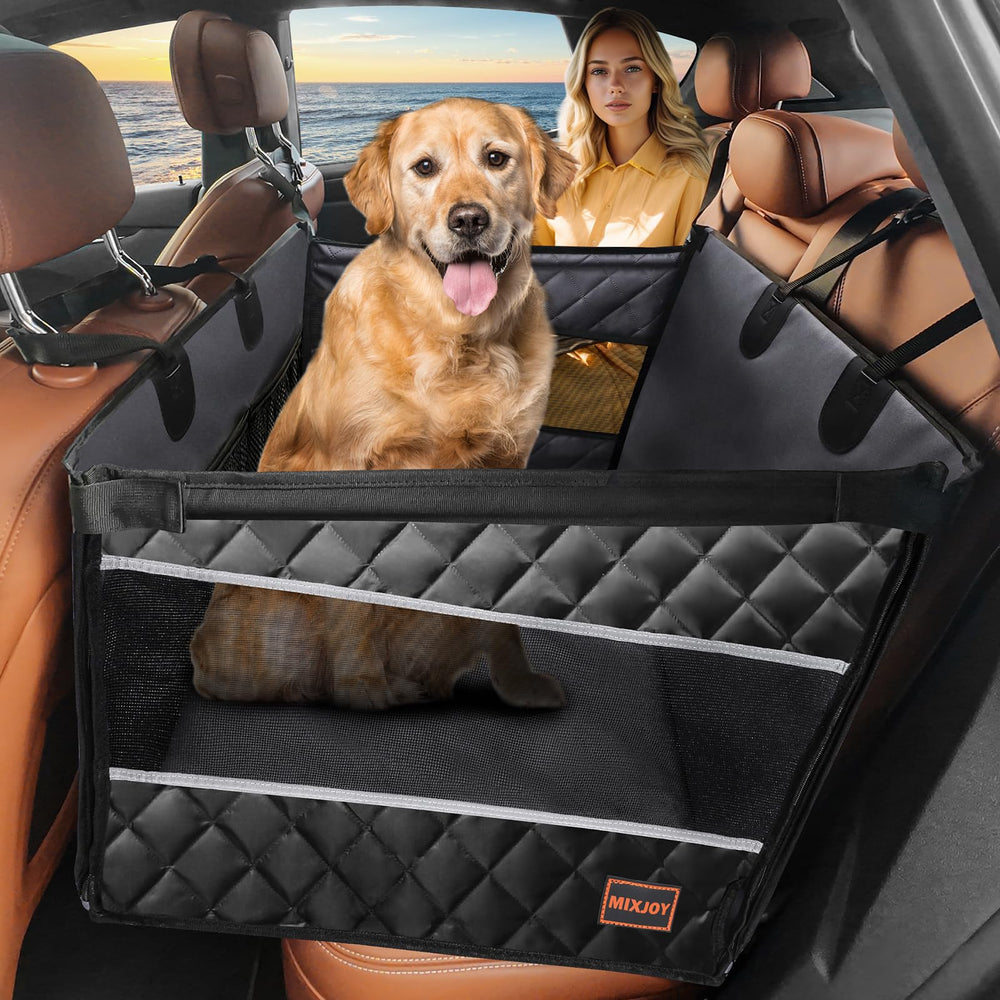 MIXJOY asiento para perro grande extensor trasero, mayor espacio y comodidad.