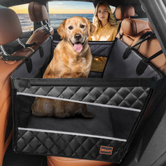 MIXJOY asiento para perro grande extensor trasero, mayor espacio y comodidad.
