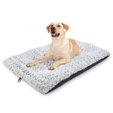 Cama MixJOY para perro grande en jaula de 42 pulgadas, cómoda y lavable.