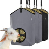 MIYABALA bolsa alimento cabra frontal, almacenamiento duradero de heno.