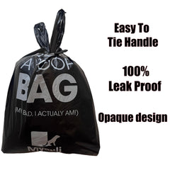 Bolsas hechas de almidón de maíz, respetuosas con el medio ambiente.
