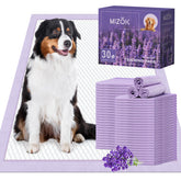 Almohadilla para perro MIZOK 28x44 lavanda, absorbente y cómoda para uso diario.