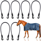 Mkhaslri correas de pierna para manta de caballo, ajustables para un ajuste seguro.