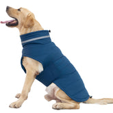 Mklhgty abrigo impermeable para perros azul M1, ideal para paseos bajo lluvia y lloviznas.
