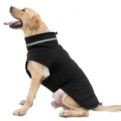 Mklhgty capa impermeable para perro, vista frontal, ideal para lluvia y paseos.