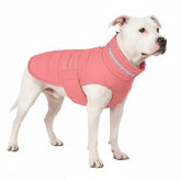 Capa impermeable Mklhgty rosa para perros, ideal para paseos bajo lluvia.