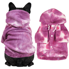 Mklhgty sudadera para perro con cierre de botones, fácil de colocar.