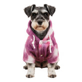 Mklhgty sudadera para perro con frente, estampado multicolor suave para uso diario