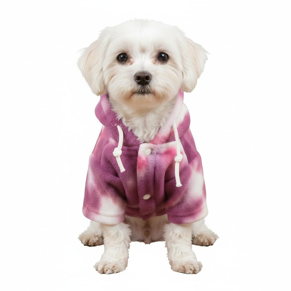 Mklhgty Sudadera para perros pequeños, cierre de botones para poner y quitar fácilmente.