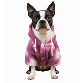 Mklhgty Tie Dye Hoodie para perros, frente, abrigo cómodo para salidas diarias
