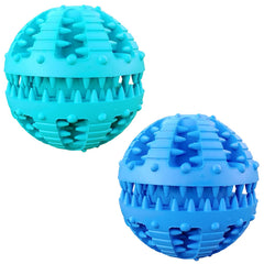 Bola dental MMSGA azul para limpieza de dientes durante el juego