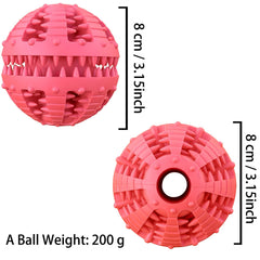 MMSGA bola dental grande roja: juego interactivo y estimulación oral