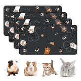 MODESLAB alfombrilla lavable para jaula de cobayas, absorción rápida para mantener la higiene.