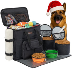 Modoker bolsa de viaje para perro vista frontal con mochila integrada.