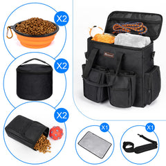 Modoker compartimento-grande-almacenamiento-perro, facilita ordenar golosinas y juguetes.