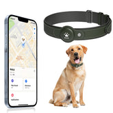 MODUS localizador de posicionamiento global para perros en collar muestra ubicación en tiempo real.