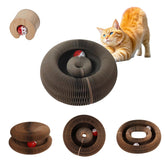 MoeQOassis tablero-rascador para gato infinito, ideal para ejercitar uñas y juego.