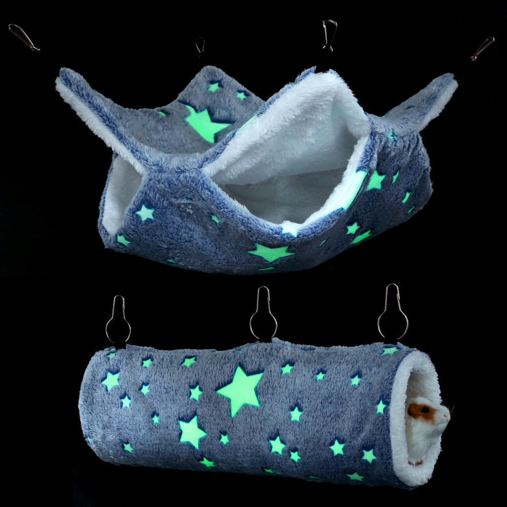 Mogoko hamaca colgante noctilucente para descanso suave de roedores
