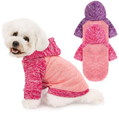MOIRIG sudadera para perros, vista frontal, ideal para paseos en clima frío.