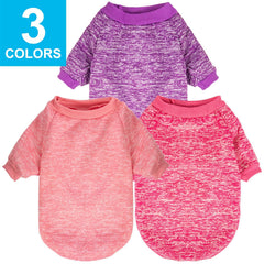 MOIRIG sudadera para perros Pack-3 púrpura, cómodo abrigo para días fríos.