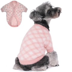 MOIRIG sudadera para perro rosa grande, cálida para salidas de invierno.