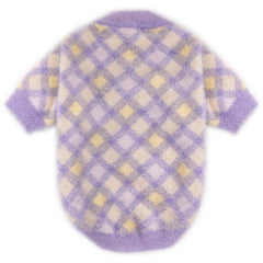 MOIRIG suéter para perro pequeño morado, interior suave y cómodo para días fríos.