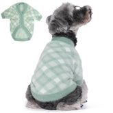 MOIRIG suéter para perro verde, talla media, mantiene calor durante paseos.