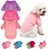 MOIRIG tres-pack de suéteres para perro pequeño, abrigo suave para paseos fríos.