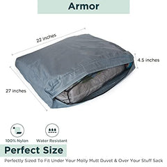 Cierre con cremallera de Molly Mutt, funda impermeable para cama de perro.