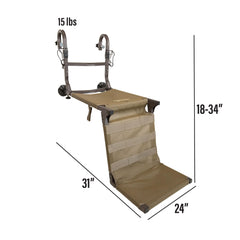 Momarsh Ramp Stand: brazos ajustables se adaptan a distintos bordes de barco.