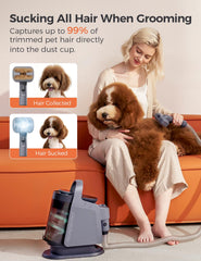 MomcozyPet FurEase, cuchillas cerámicas, deslizamiento suave y seguro en la piel de tu perro.