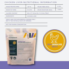 Momentum Carnivore Higado de Pollo Liofilizado: trozos ideales para recompensa de entrenamiento