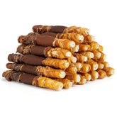 MON2SUN bocadillos para perro con empaque visible y triple sabor