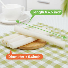MON2SUN palitos masticables de cuero crudo para cachorros, promueven masticación segura