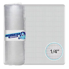 MongsterAquatics malla transparente 4x5 para cubierta de acuario, alta transmisión de luz.