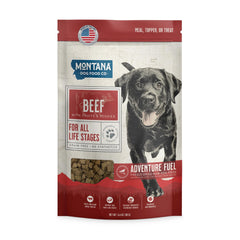 Montana Dog Food Co. res liofilizado en bolsa 6.4 oz, opción práctica