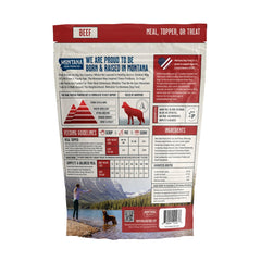 Montana Dog Food Co. topping de res crujiente, añade sabor y textura