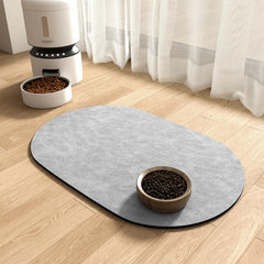 MontVoo alfombrilla absorbente rápido para comida y agua de mascotas